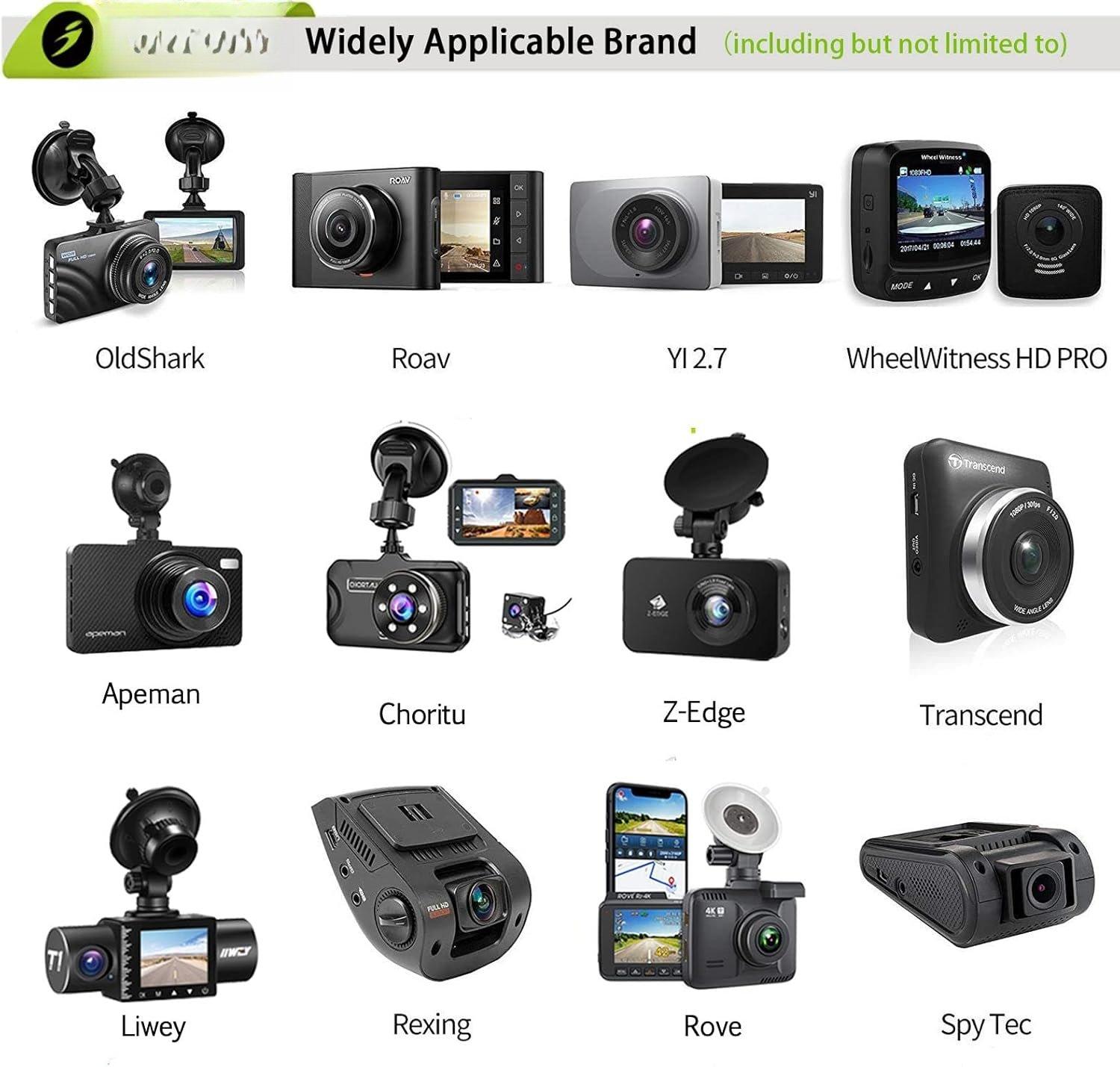 S70 Dash Cam Mount, Mirror Dash Camera Mount Holder with 6 count Joints for Rove APEMAN CHORTAU Roav Nexar  YI Z-Edge Old  KDLINKS Crosstour Falcon Zero...   Dash Cameras