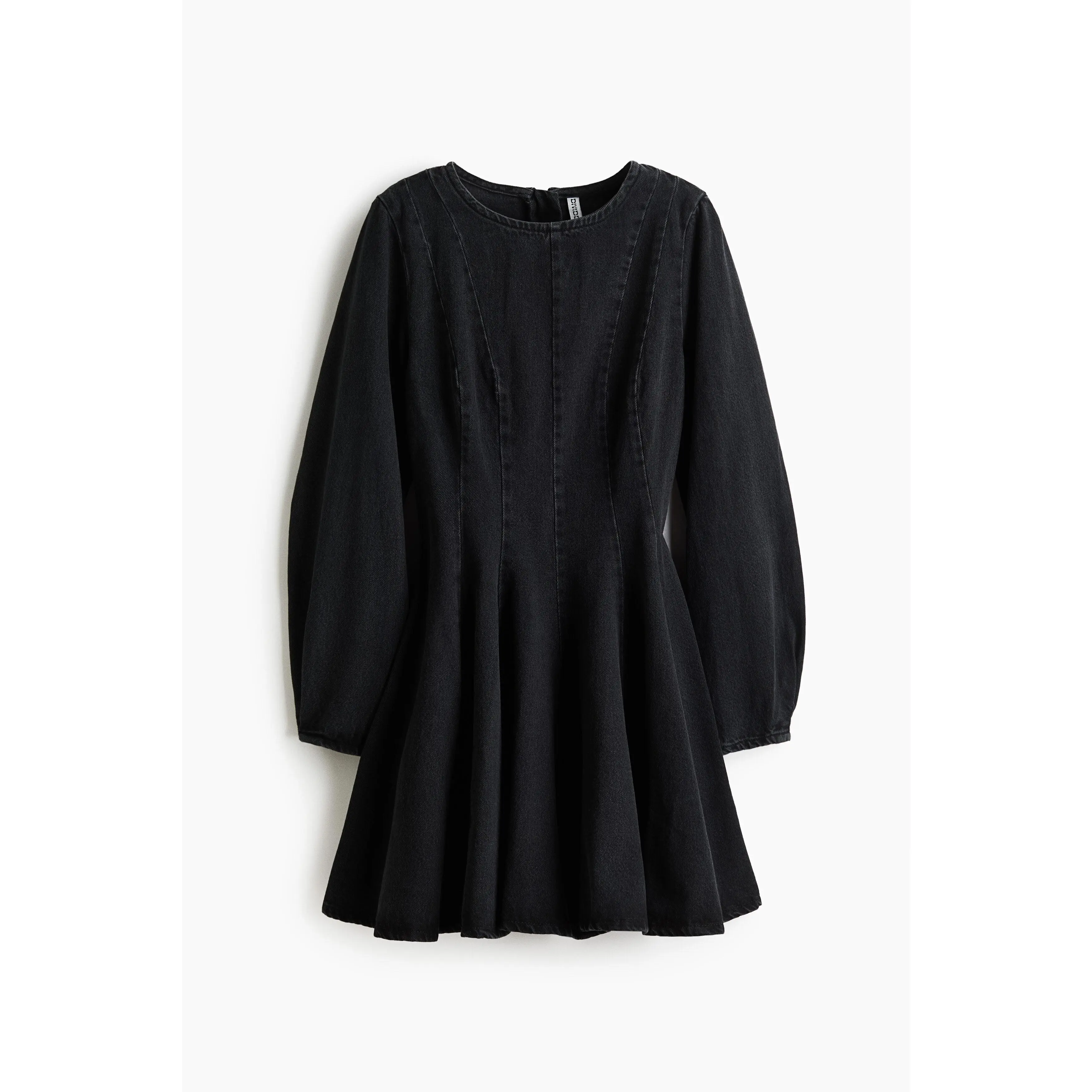 H&M Flared-skirt denim dress - TikTok Shop H&M Flared-skirt denim dress - TikTok Shop