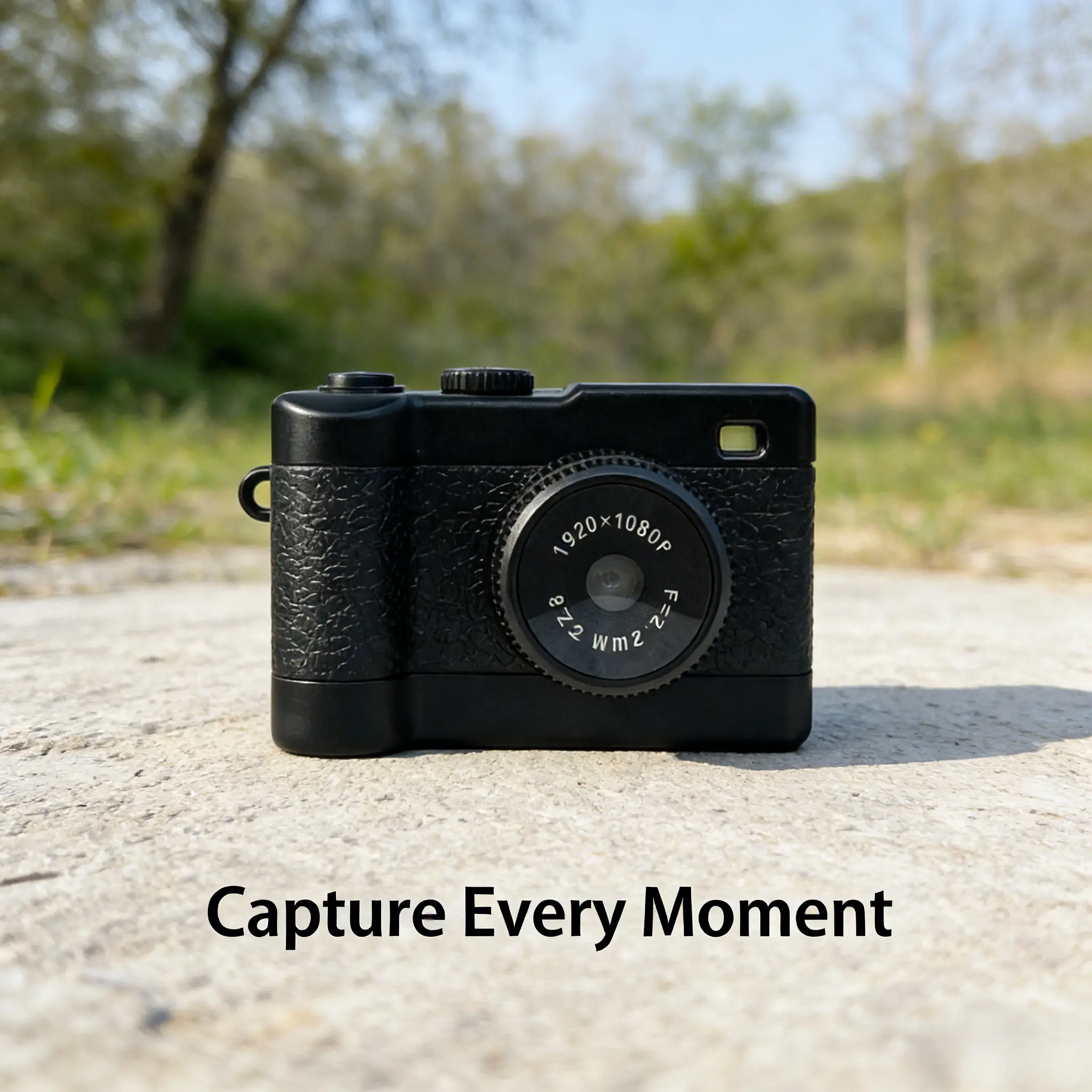 Portable CMOS 880 Mini Digital Camera - 1080P Video Camcorder, LCD Screen, Flash, ABS Battery Base, USB Charging, Micro SD Memory Support, Cartoon Design, User-Friendly