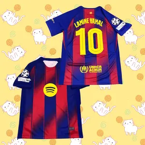 2024-25 Home Champions League Short Sleeve Jersey – Lamine Yamal #10