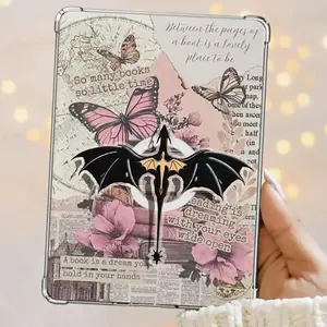 Tairn And Andarna Flying Fourth Wing Dragons Fantasy Romance Dragon Magnetic Kindle Grip Book Lover Cute Bookish Kindle Accessories Phone Holder PopSocket Phone Grip Magnetic Pop Socket Phone Grip