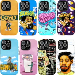 Veeze Rap Music Artist Hip Hop Fleetwood Mac Tour 2025 Merch Tough Phone Case. Edgy Streetwear Aesthetic Heavy Duty Shockproof Protective Cover for iPhone 17 Pro Max 16 Air 15 14 13 12 11.