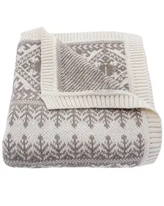 Hiend Accents Unisex Fair Isle Knit Throw Blanket - Tr5002-Os-Tp