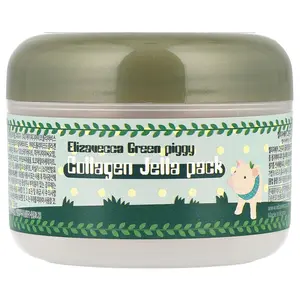 Elizavecca Green Piggy, Collagen Jelly Pack, 3.53 oz (100 g)