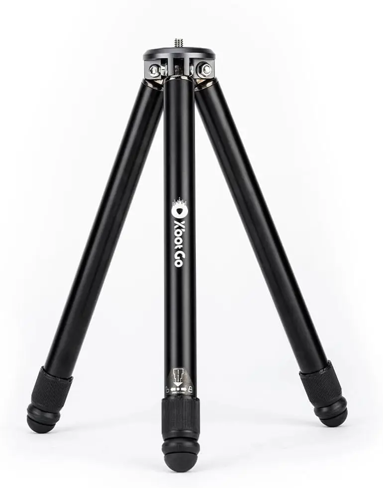 XbotGo T1 Camera Tripod Set, 3.77ft Portable Folding Cellphone-Smartphone Mobile Accessories, Stable Durable Adjustable Height for Vlog, Live Streaming, Stabilizer Tripod
