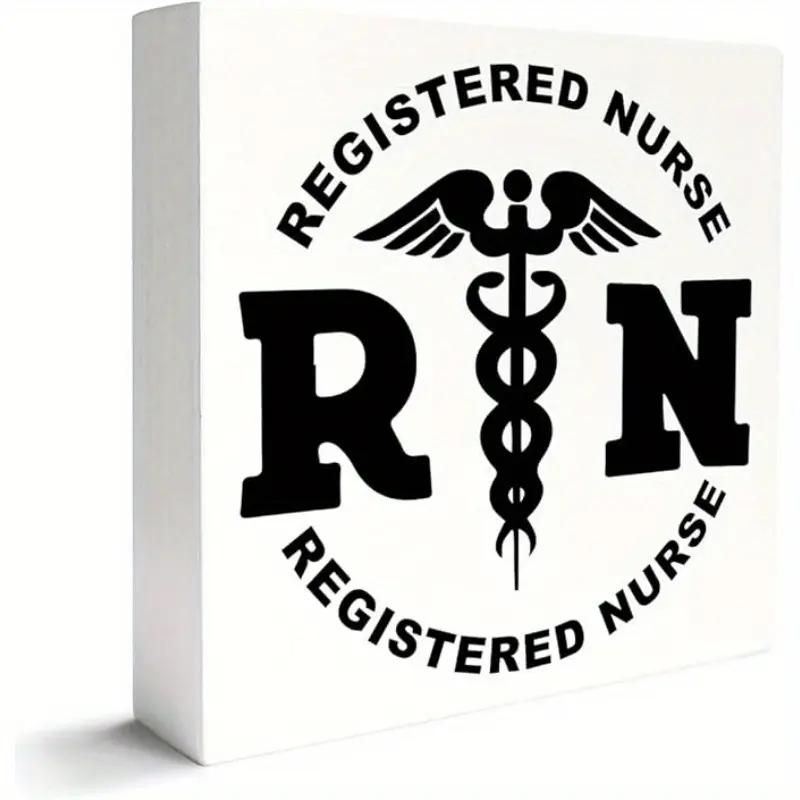 Nurse Gifts for Women, Nurse Graduation Gifts for Nursing Student, Nurse Week Thank You Appreciation Gifts for Nurse, Nurse Birthday Christmas Retirement Gifts, Nurse Decor, Registered Nurse 5x5 inch, Personalized Plaque