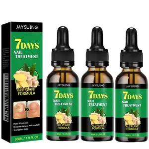 7-Day Nail Fungal Treatment Serum Foot FungusRemedy Removal Products Anti infection Onychomycosis Paronychia Repair Gel Care Ginger Healthcare Therapeutic Therapy