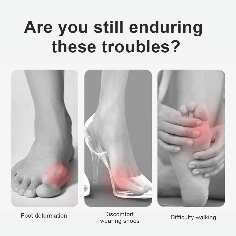 Adjustable Toe Alignment Support - Orthopedic Corrector for Hallux Valgus & Bunion Comfort with Posture Improvement