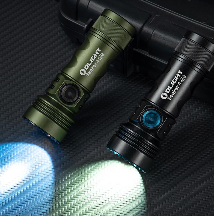 OLIGHT Seeker 4 Pro Rechargeable Flashlights, High Lumens Powerful Bright Flashlight 4600 Lumens with USB C Holster, Waterproof Flashlight
