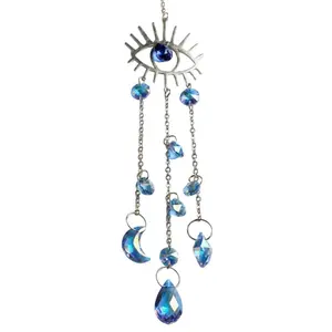 12" Evil Eye Sun Catcher – Compact Protective Prism Mobile
