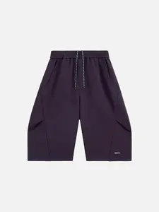 Aelfric Eden Baggy Sweat Shorts Below Knee Long Capri Wide Leg Gym Shorts Lightweight Cotton Y2K 3/4 Sweatpants Pockets