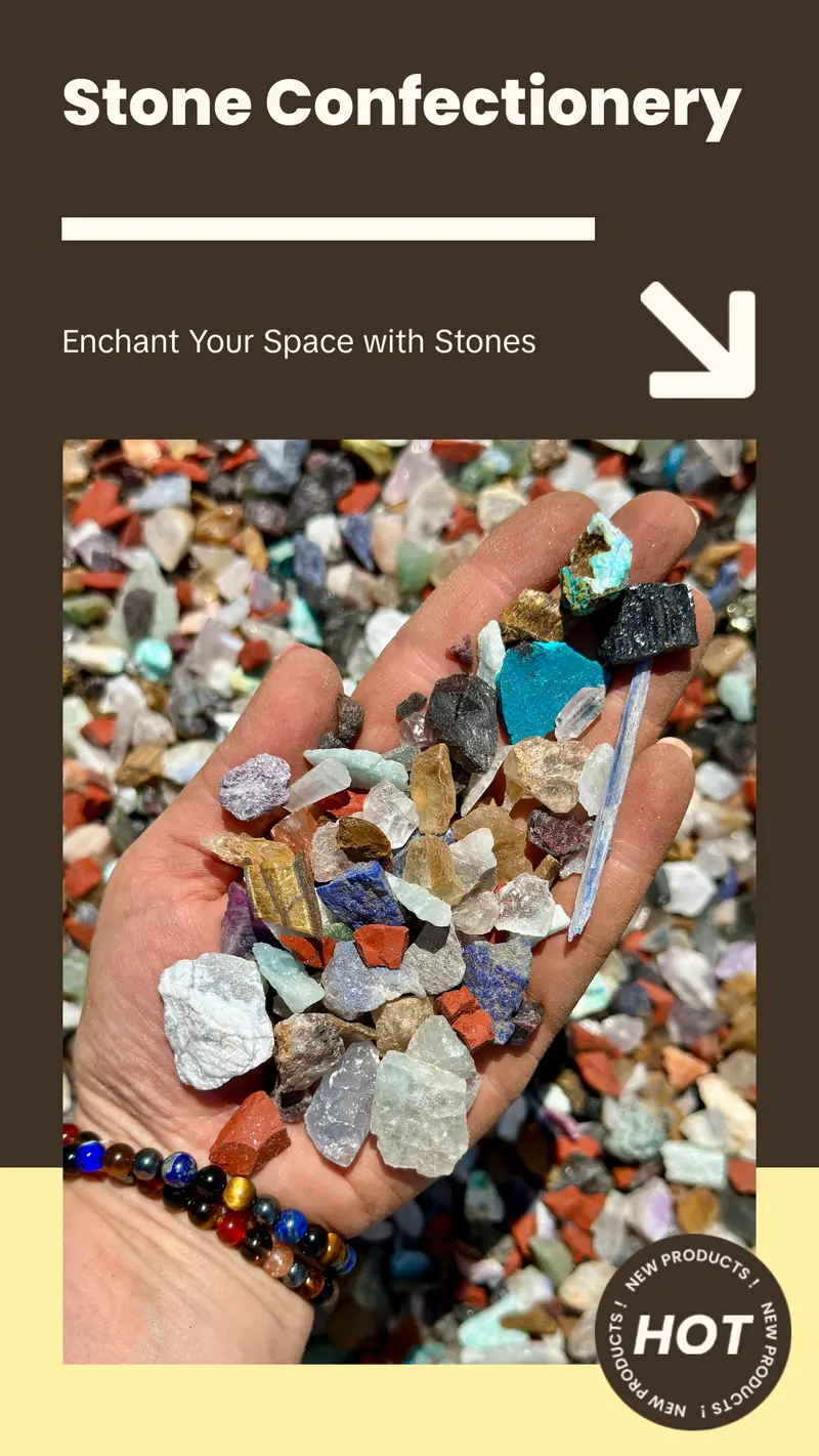 Natural Stone Confetti Mix by New Moon Beginnings
