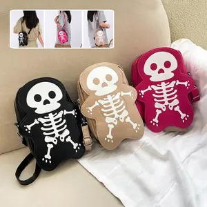 The 3D Gothic Skull Statement Bag: Y2K Streetwear Crossbody Purse