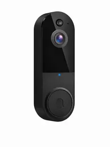 1080P HD Smart Video Doorbell Camera – Wireless Battery Powered | IR Night Vision | AI Motion Detection | Two-Way Audio | Real-Time Mobile Monitoring | Cloud Storage Support