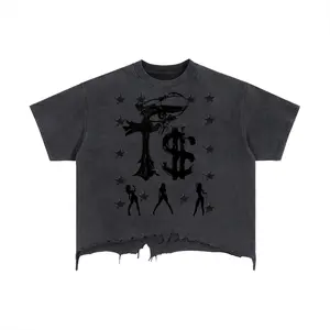 puxxy fashion ripped tee