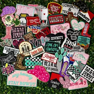 Western MYSTERY Iron On Hat Patch Bundle | 5 Patches Included