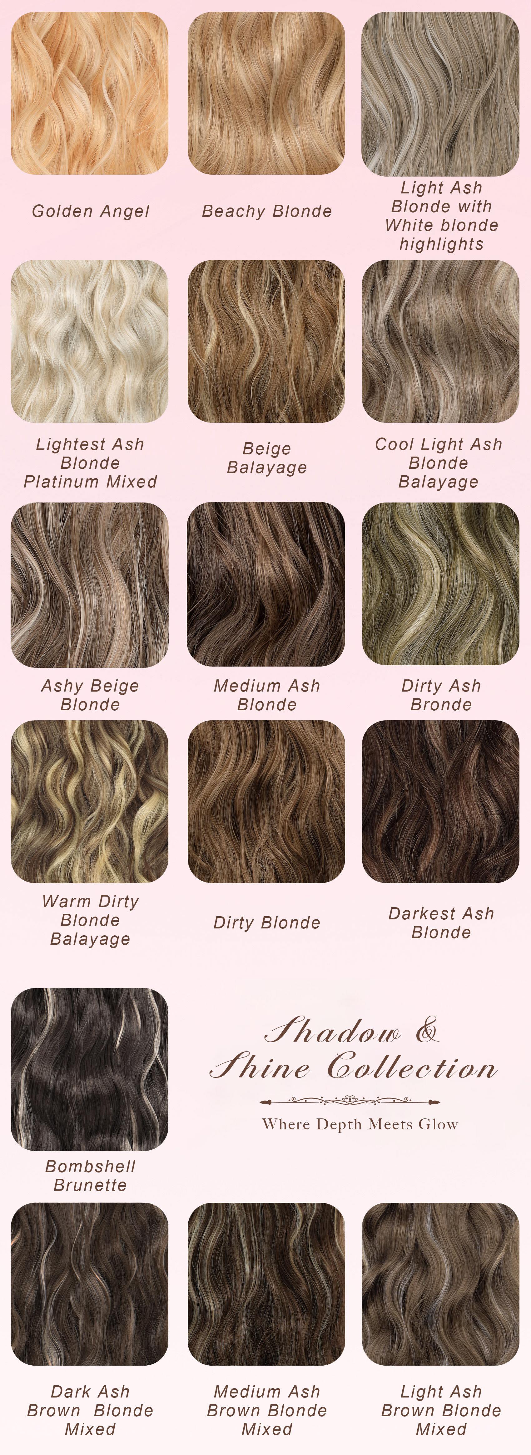 #sohochic QBEAUTY Glueless Clip-in Synthetic Hair Extensions, Long Wavy Thick Natural Women's Hairpieces, Double Weft with 4/3/2 Secure Clips, Invisible Secret Hairpiece for Women, Body Wave, Clip Hair Extensions