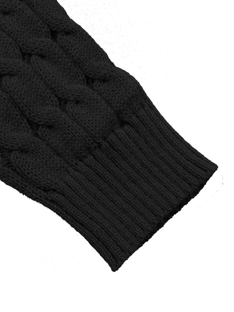 Women's Solid Color Textured Drop Shoulder Pocket Longline Cardigan, Casual Open Front Long Sleeve Knitwear for Fall & Winter, Women's Knit Clothing for Daily Wear, Lady Baggy Cardigans for Women, Womenswear, Casual Knit Top