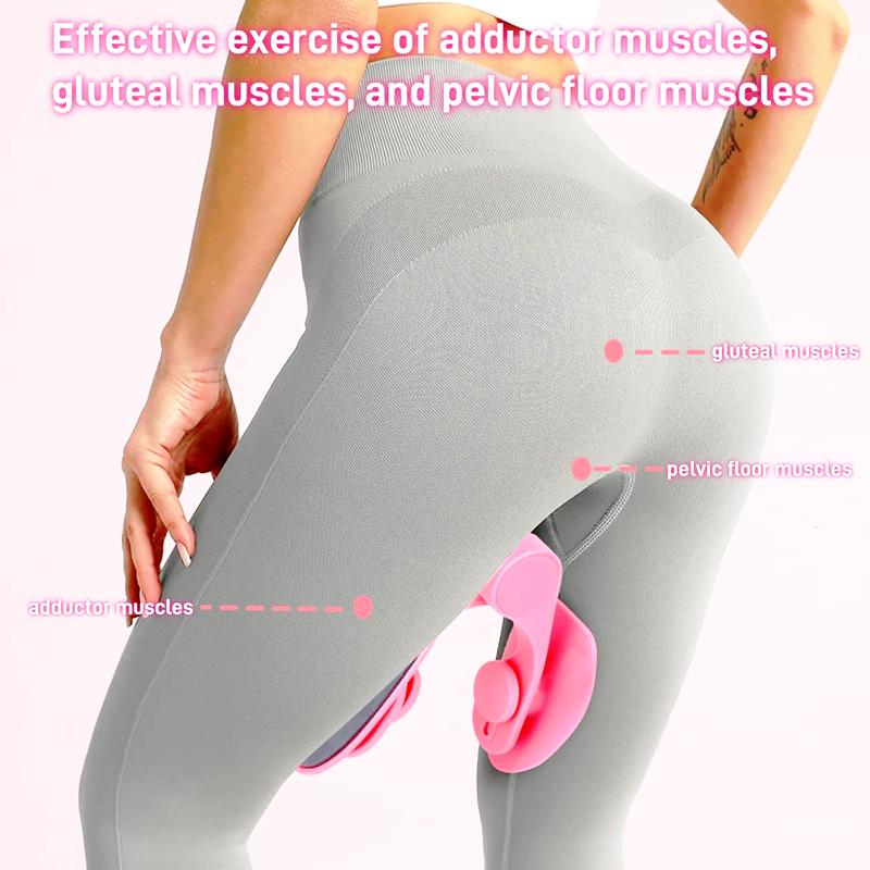 Thigh Stretch, Inner Thigh Toner & Leg Exerciser, Glute Trainer, Pelvic Floor Muscle Recovery for Women, Home Workout, Portable Fitness Equipment, Strength Training Accessories for Men & Women