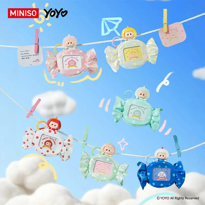 YOYO Sweet Candy Pouch Charm Blind Box Hold You Series Lovely Cartoon Figure Pendant Tiny Portable Coin Purse Sweet Surprise Gift For Friends And Kawaii Collectors