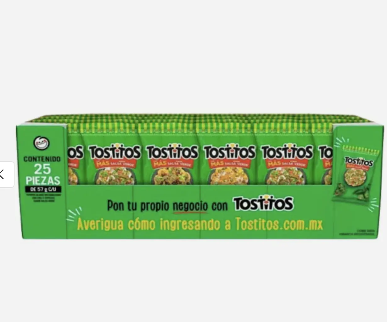 25 PK- Tostito Pack Salsa Verde