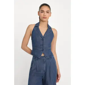 HALTER VEST | INDIGO1187