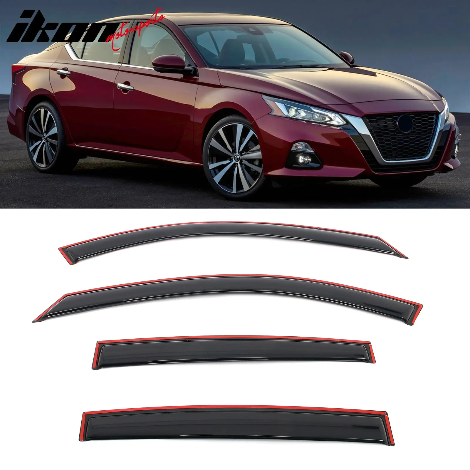 Window Visors Deflector Set for Nissan Altima Sedan 2019-2026 In-Channel