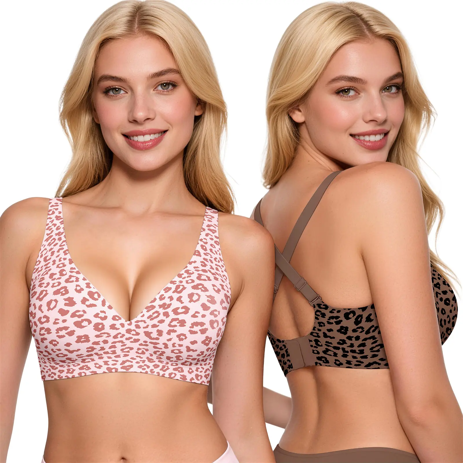 Vertvie｜BLAIR Deep-V Wireless Bra, Jelly Bras, Natural Lift & Clean Confidence