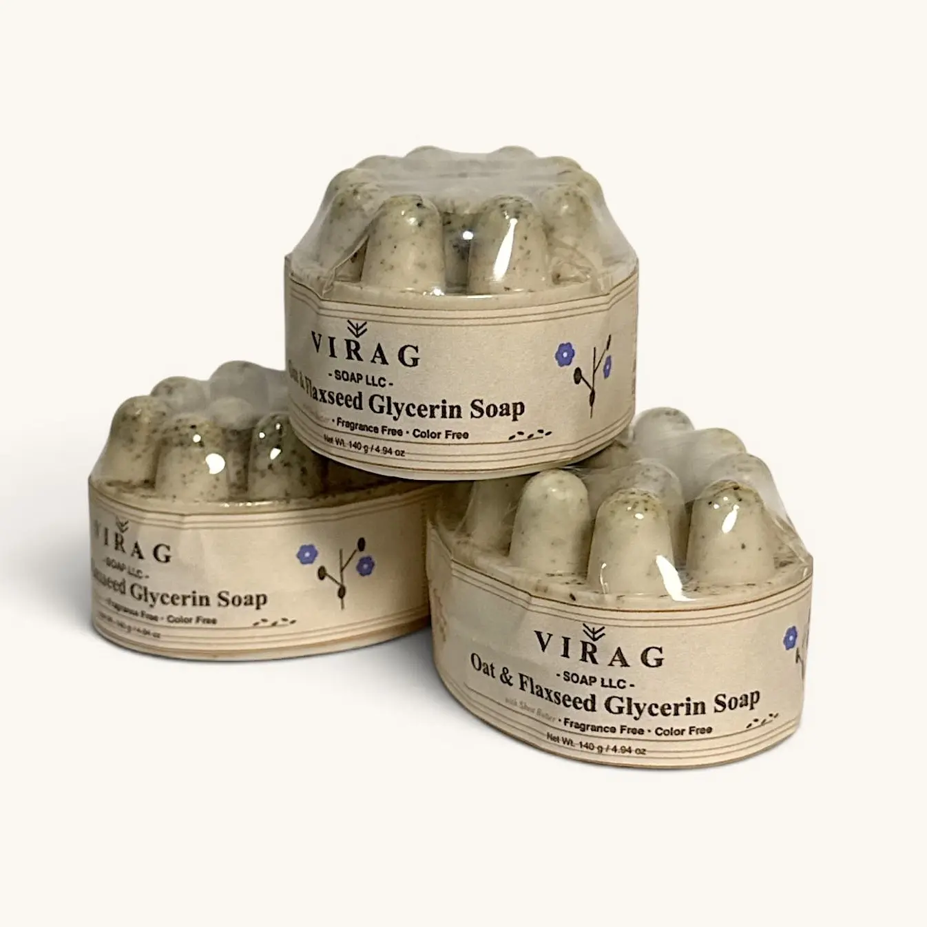 Oat & Flaxseed Glycerin Soap