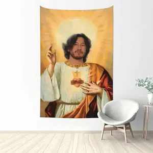 Tapestry  Markipliers Tapestry Wall Hanging Novelty Wall Poster 3D Printed Blanket For Dorm Living Room Birthday Gift For Fan Dad Fathers day Friend Wife Cotton Decor Decoration Decorative Light Linen Cloth 30X40In