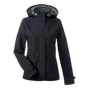 Nautica Women's Voyage Hooded Rain Jacket
