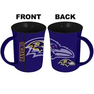 Football Fan Shop MemoryCo Officially Licensed NFL 15oz Reflective Mug - Ravens Football Fan Shop MemoryCo Officially Licensed NFL 15oz Reflective Mug - Ravens