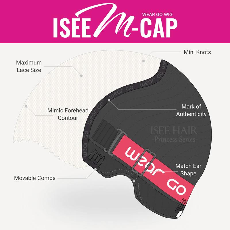 ISEE HAIR 250% Density Side Part Wear Go M-Cap 9x6 Body Wave Blow Out LayerCut Tiny Knots Prebleached Wig Unisex Adjustable Elastic Band #TikTokShopHolidayHaul