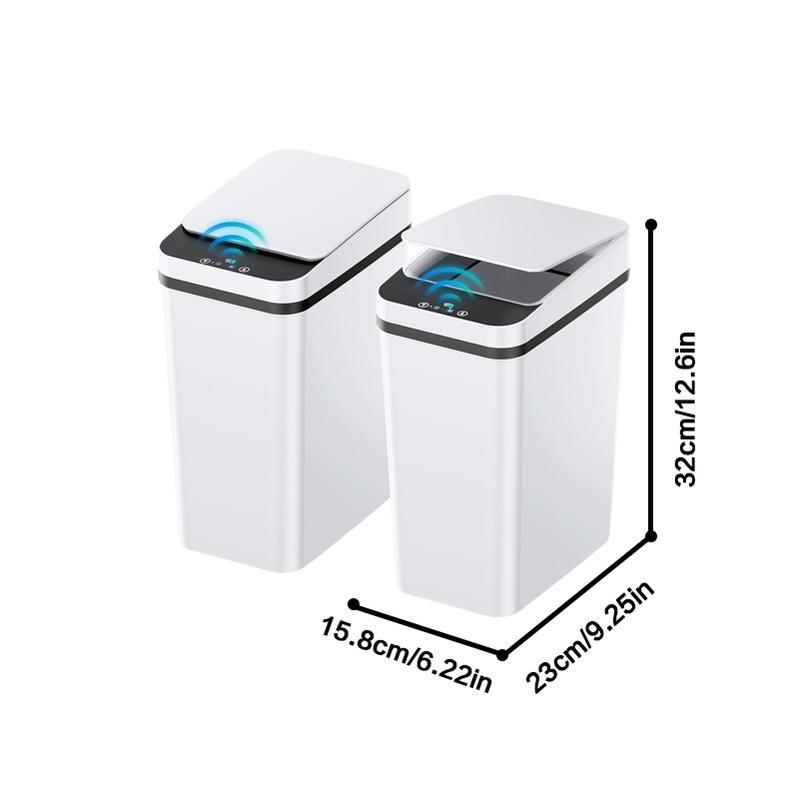 12L Automatic Touchless Kitchen Trash Can with Motion Sensor, Kitchen Convenience Gadget, Compact Design for Home and Kitchen Use, Kitchen Garbage Can (Requires 2 AA Batteries, Not Included)