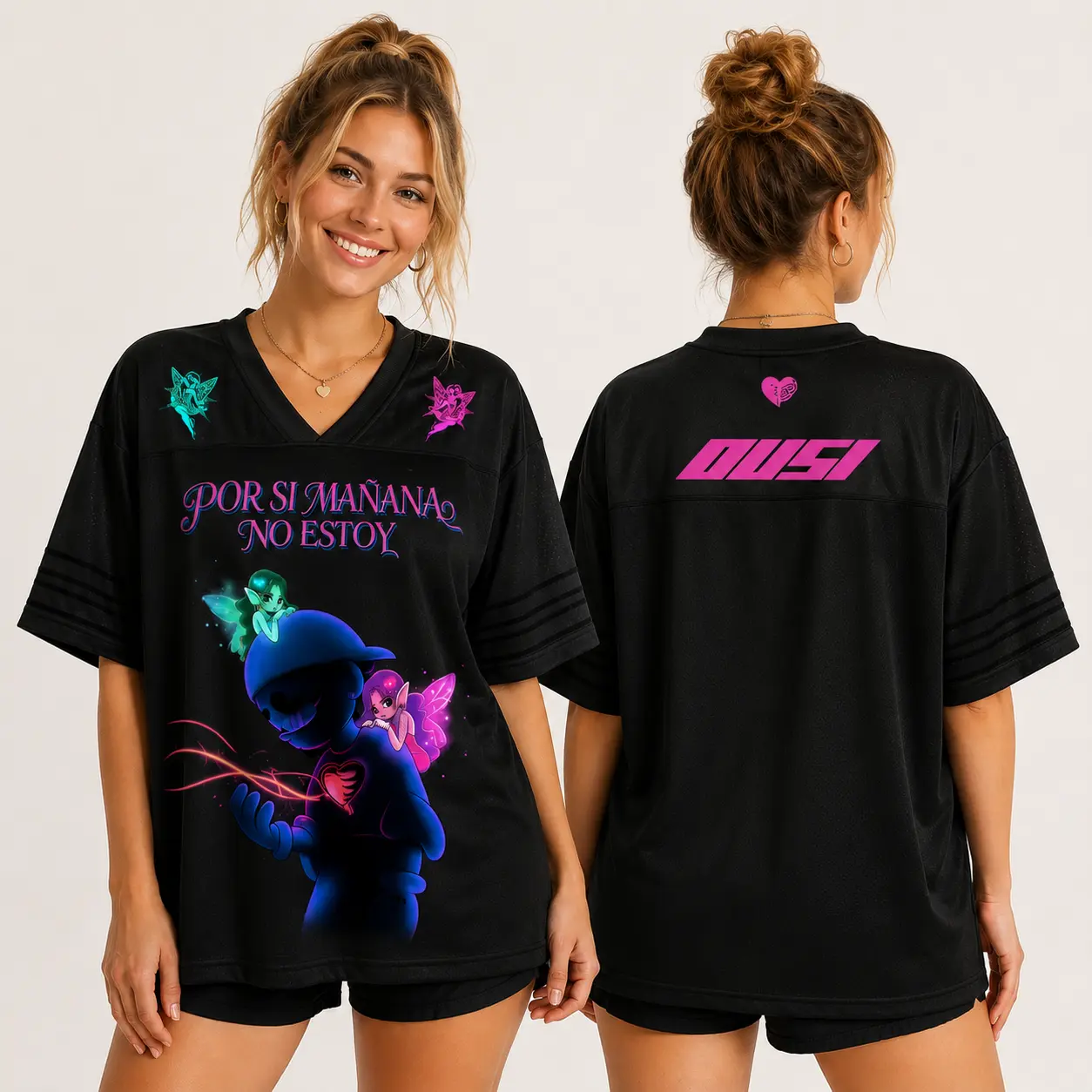4 Styles Omar Courtz Por Si Mañana No Estoy Tour 2026 Mesh Jersey, No Estoy World Tour 2026 Jersey, Ousi Fan Gift Shirt, Unisex Casual Top Tee