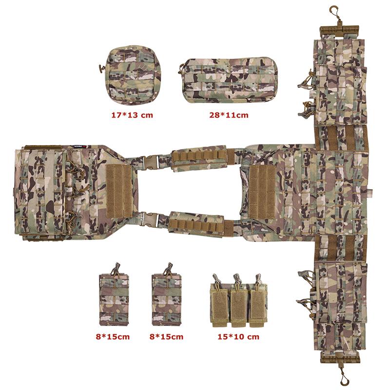 VT-6026-1 Quick Release YAKEDA Plate Carrier Vest In Stock Molle Chaleco Tactico Tactical Vest for Outdoor Shooting VT-6026-1 Quick Release YAKEDA Plate Carrier Vest In Stock Molle Chaleco Tactico Tactical Vest for Outdoor Shooting