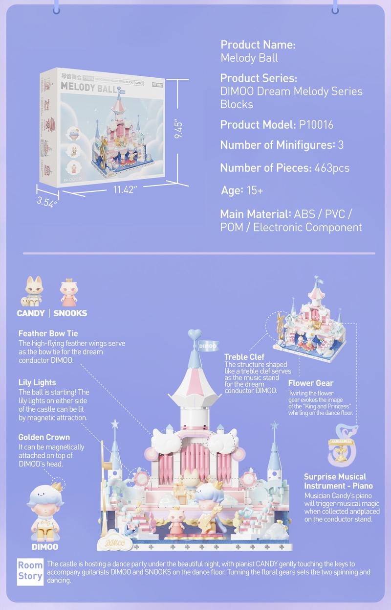 DIMOO Dream Melody Series Blocks