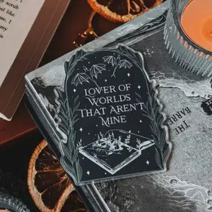 Fantasy Reader Phone Holder, Dark Academia Booktok Kindle Grip, Magnetic Pop Socket, Phone Accessory, Gift For Her