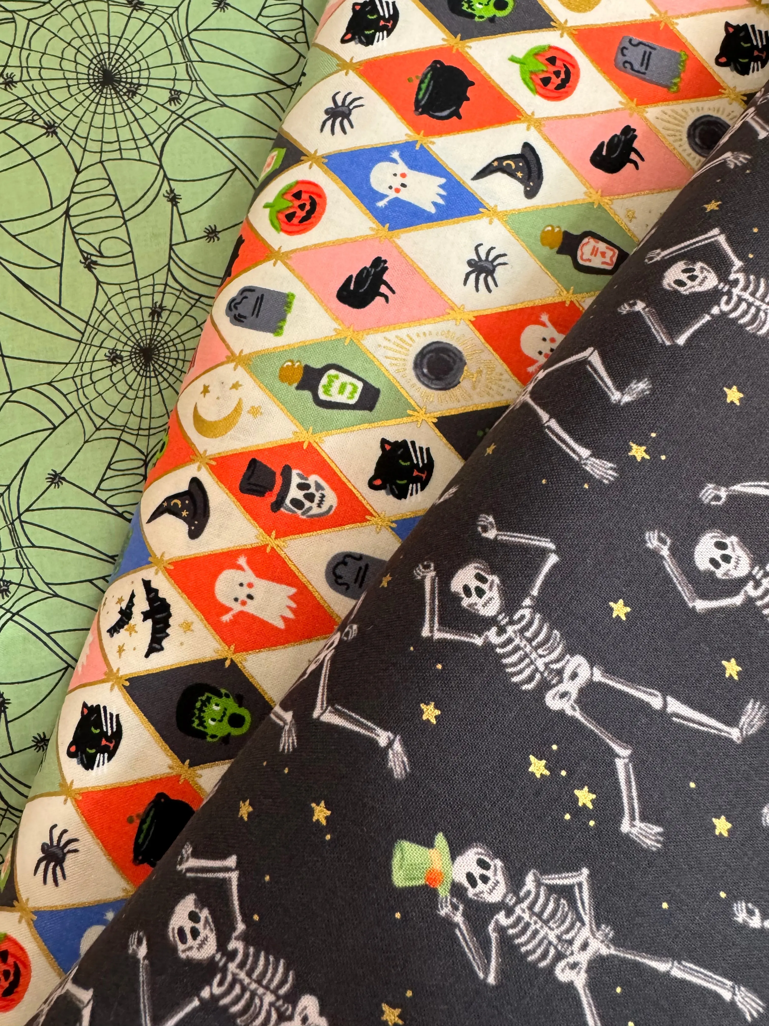 Rifle Paper Co. Midnight Mischief Fat Quarter Fabric Pack - Sewing & Craft Textile Bundle