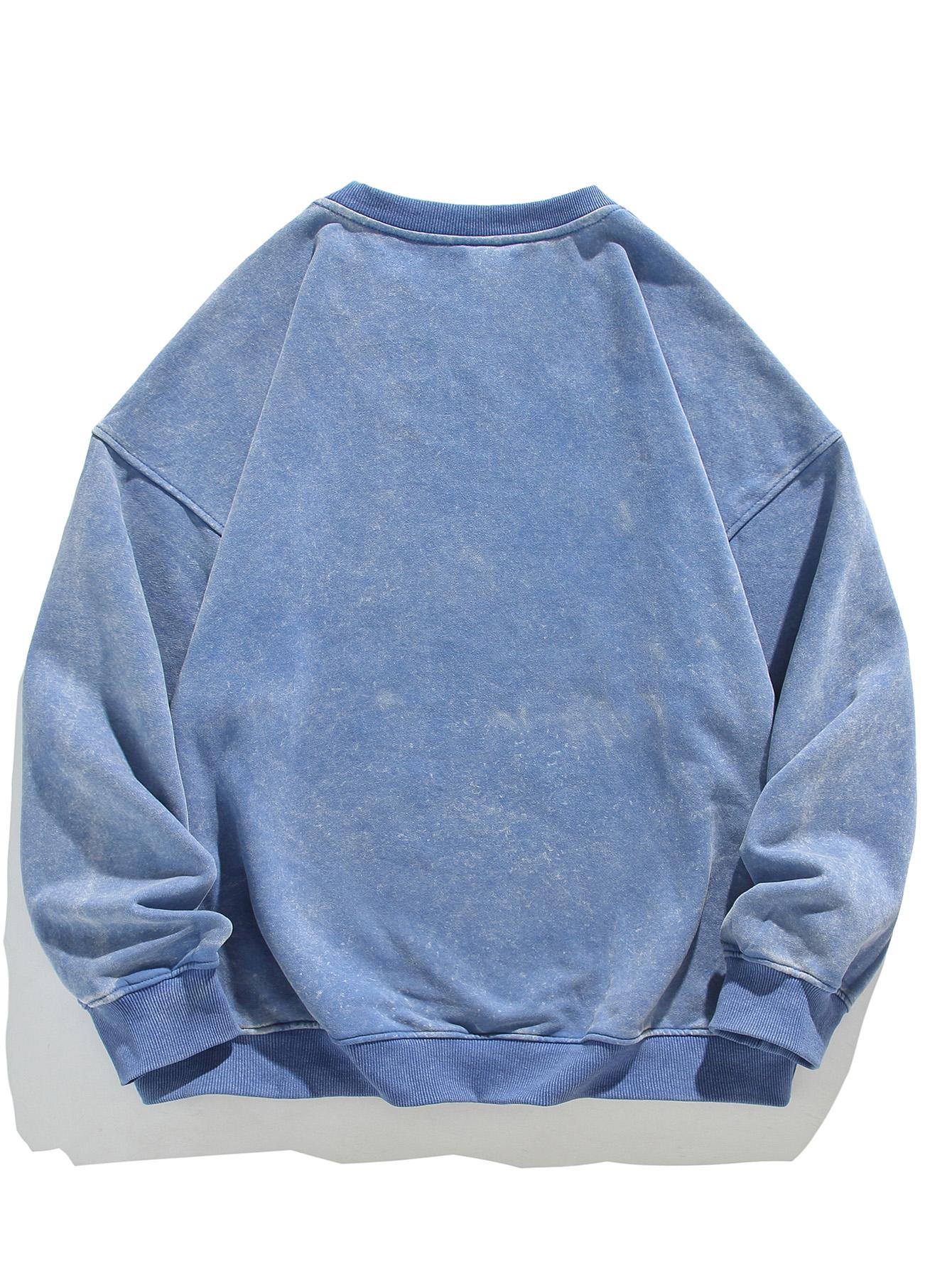 Men's Regular Fit Plain Crewneck Sweatshirt Long Sleeve Pullover Warm Comfortable Ribbed Classic Top Casual Long Sleeve for Fall Winter Menswear