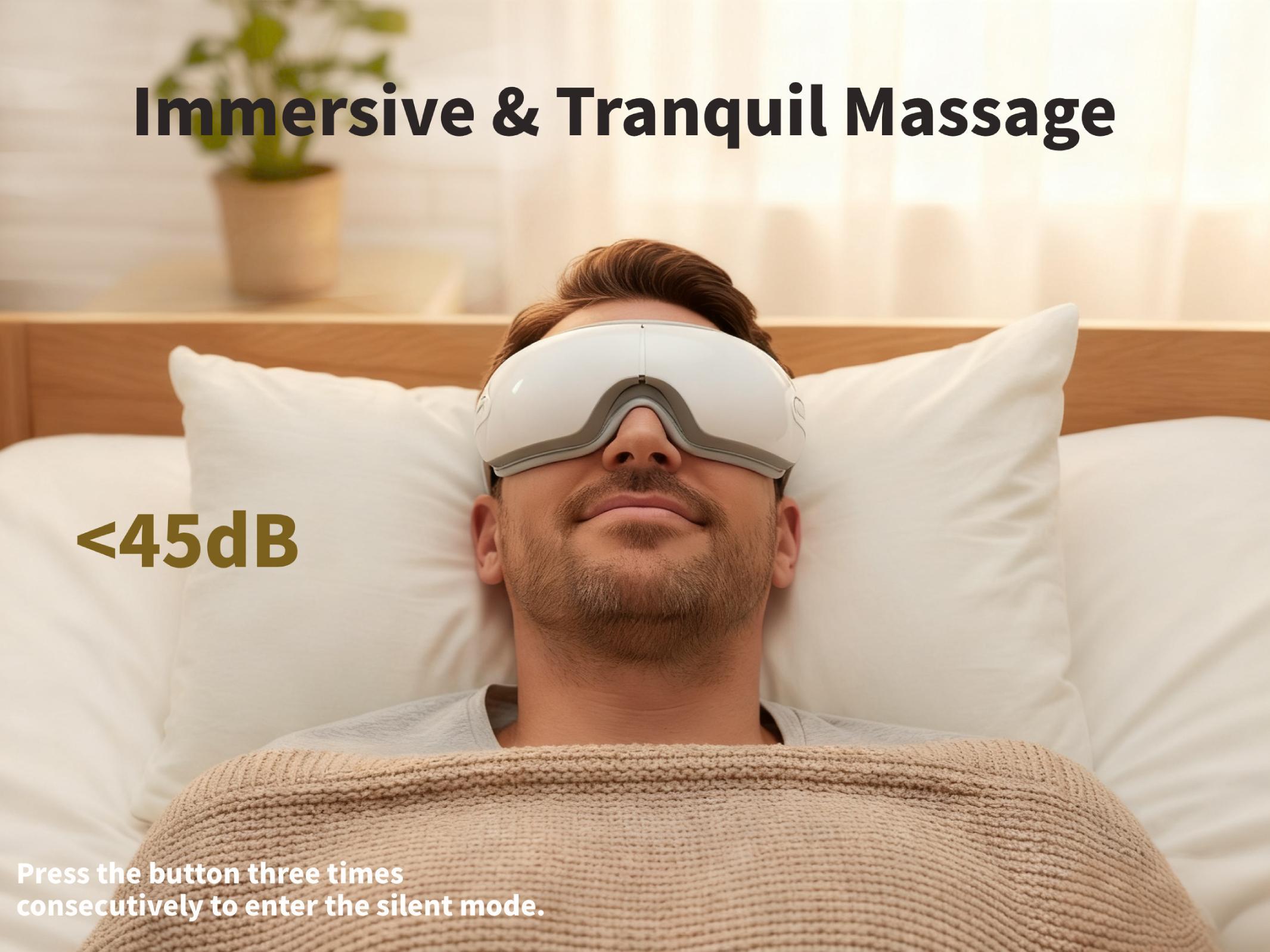 Nekteck Eye Massager with Heat & Bluetooth Music, Comfort Eye Mask for Relaxation, 5 Massage Modes, 15 mins Auto-Off, Ideal Gift for Men & Women,Christmas 's Day Present,Gifts for Mother Father Nekteck Eye Massager with Heat & Bluetooth Music, Comfort Eye Mask for Relaxation, 5 Massage Modes, 15 mins Auto-Off, Ideal Gift for Men & Women,Christmas 's Day Present,Gifts for Mother Father