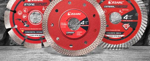 EZARC 4-1/2 In. Diamond Blade Mix Pack For Tile/Marble/Granite,7/8 In. Arbor Tool Accessories, FathersDayGift EZARC 4-1/2 In. Diamond Blade Mix Pack For Tile/Marble/Granite,7/8 In. Arbor Tool Accessories, FathersDayGift