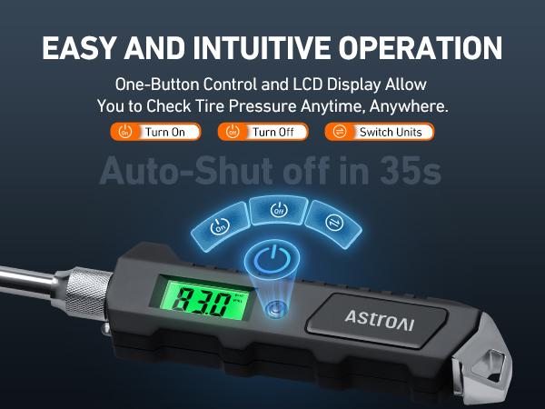 【Valentine's Day Gift】AstroAI Digital Tire Pressure Gauge 230 PSI Heavy Duty Dual Head Stainless Steel Made for Truck and RV with Backlit LCD and Flashlight Car Accessories 【Valentine's Day Gift】AstroAI Digital Tire Pressure Gauge 230 PSI Heavy Duty Dual Head Stainless Steel Made for Truck and RV with Backlit LCD and Flashlight Car Accessories