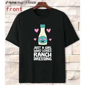 Cotton T-Shirt Tailored for Ranch Dressing Lovers, 100% Natural Cotton