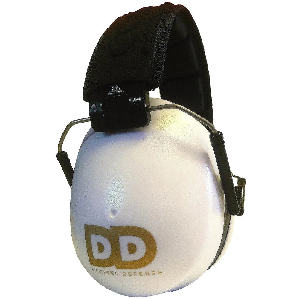 Decibel Defense Safety Earmuffs in White