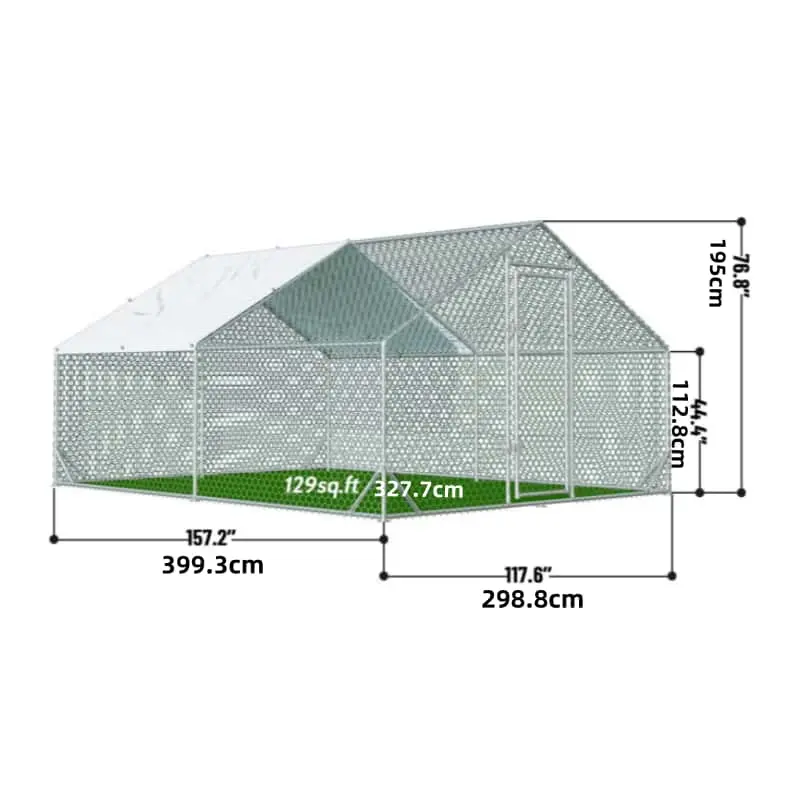 Spire 9.8’L x 13.1’W x 6.4’H