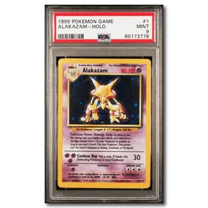 PSA 9 Alakazam Base Set Holo