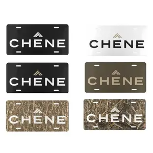 CHENE Camo Vanity Plate 12x6 Bookish Aluminum Tag for Cars Trucks, RVs ATVs Decorative Rust-Proof Metal Plate 100% Aluminum US
