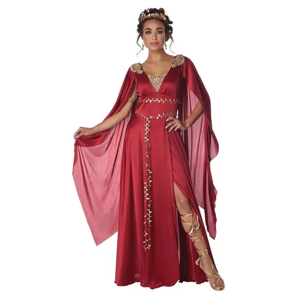 Women's Red Roman Goddess Costume