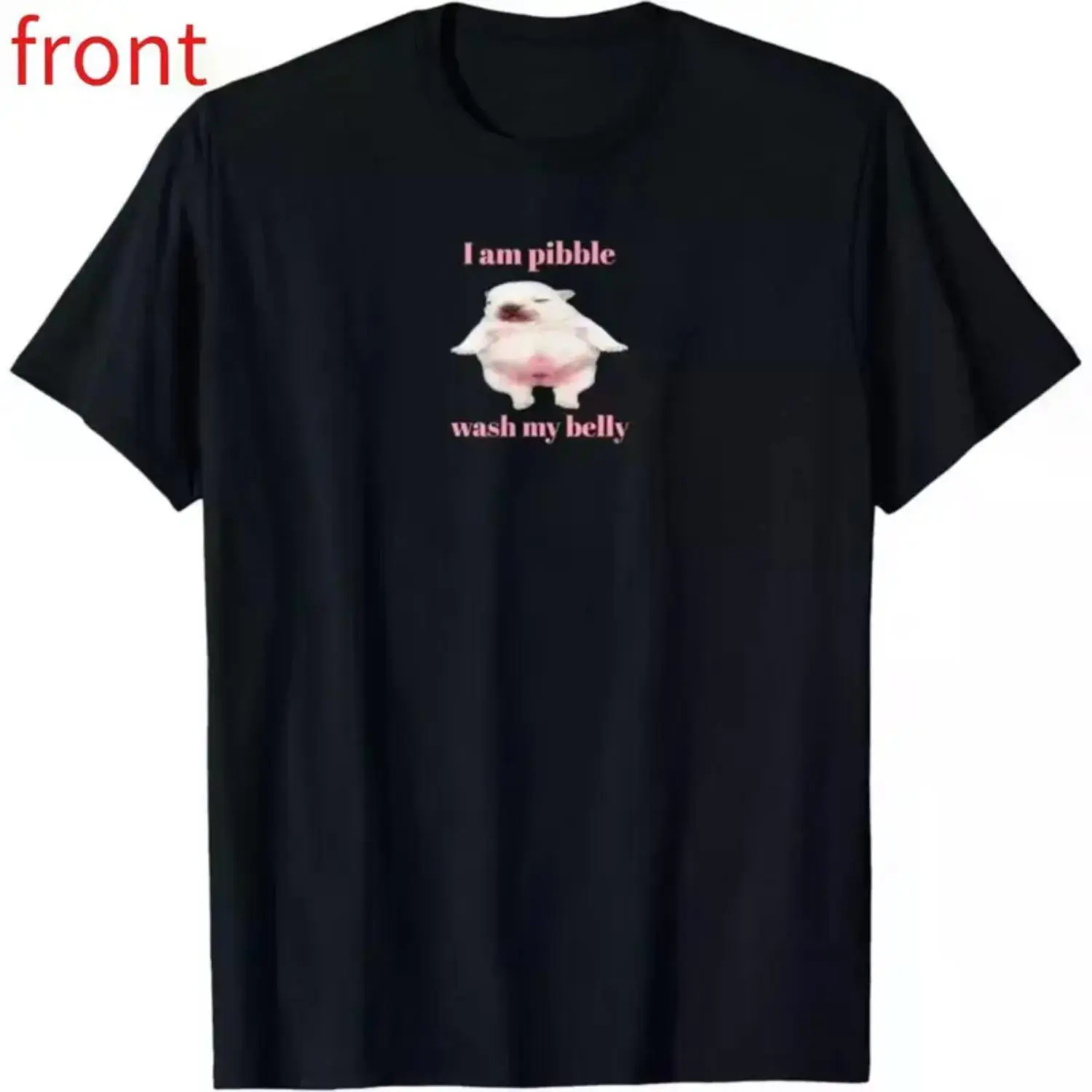 I Am Pibble - Funny Dog Brainrot Belly Wash T-Shirt